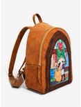 Plus Size Danielle Nicole Disney Beauty and the Beast Stained Glass Arch Mini Backpack - BoxLunch Exclusive, , alternate