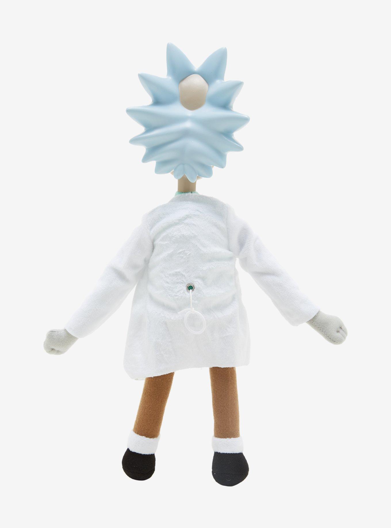 Rick And Morty Pull String Rick Plush Figure, , alternate