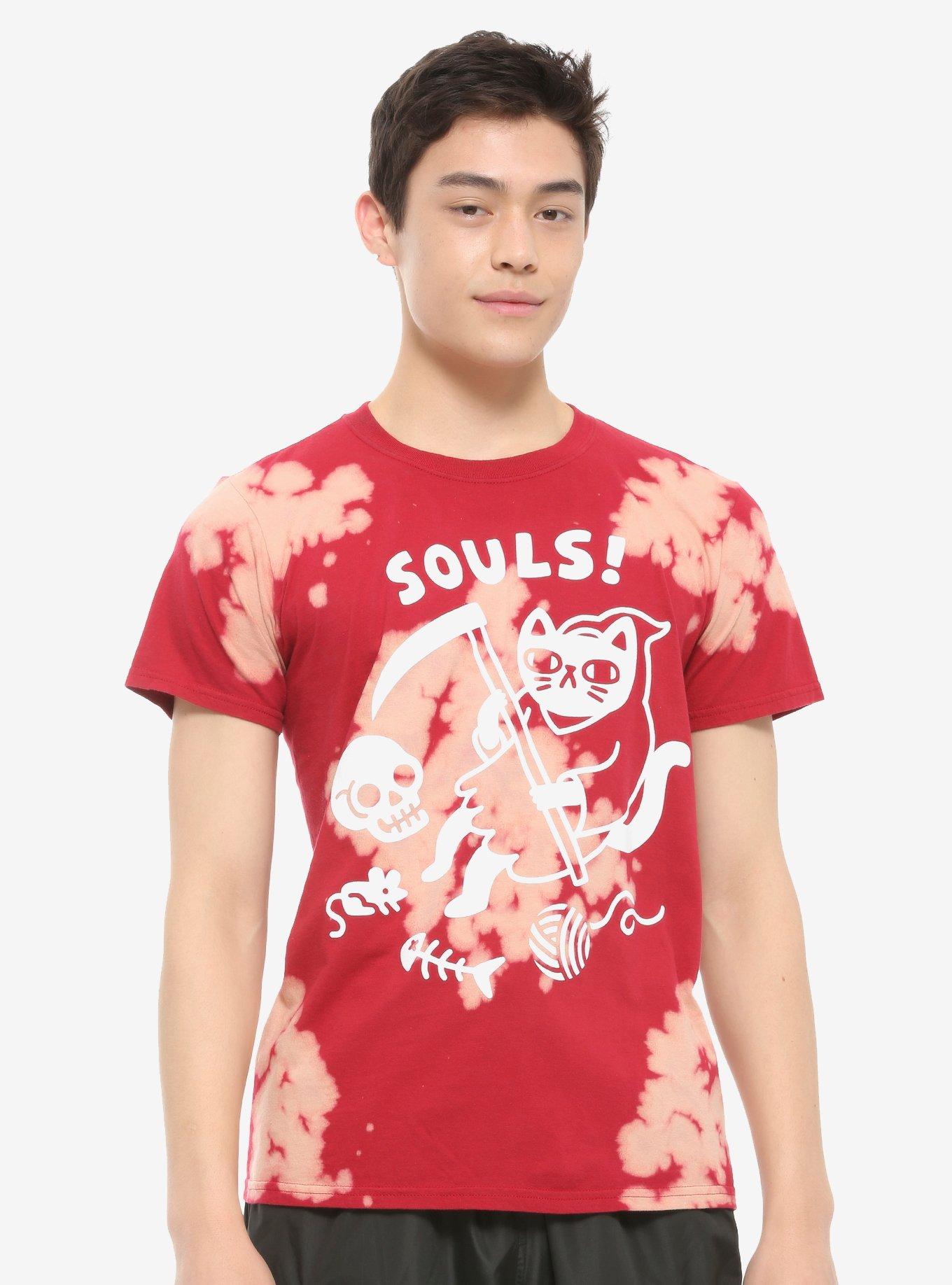 Cat Got Your Soul Tie-Dye T-Shirt By Obinsun, MULTI, alternate