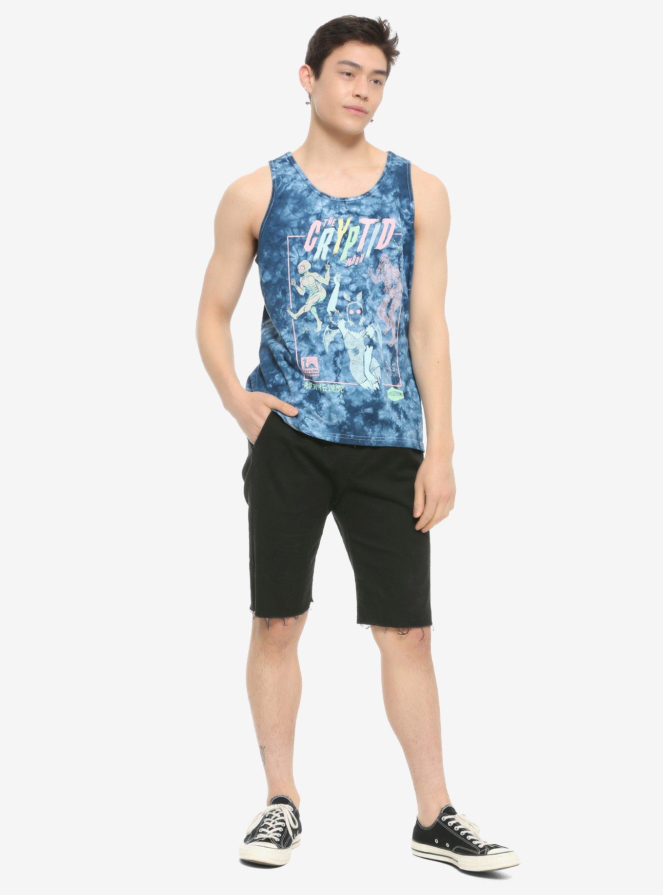 The Cryptid Mash Tie-Dye Tank Top By Austin Pardun, MULTI, alternate