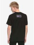 Depressed Monsters Skele-Heart T-Shirt By Ryan Brunty, BLACK, alternate
