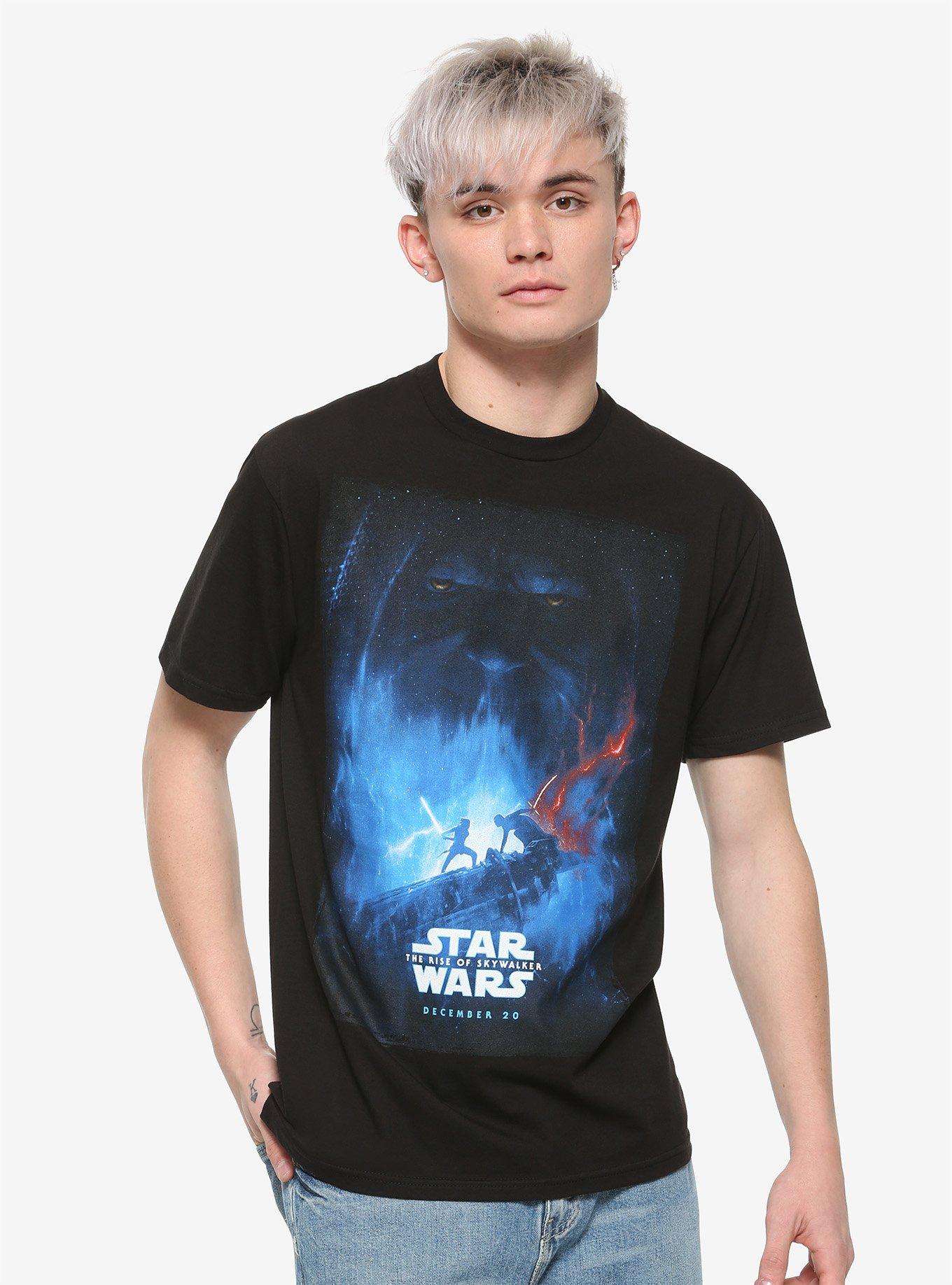 Star Wars: The Rise Of Skywalker Release Date Poster T-Shirt, BLACK, alternate