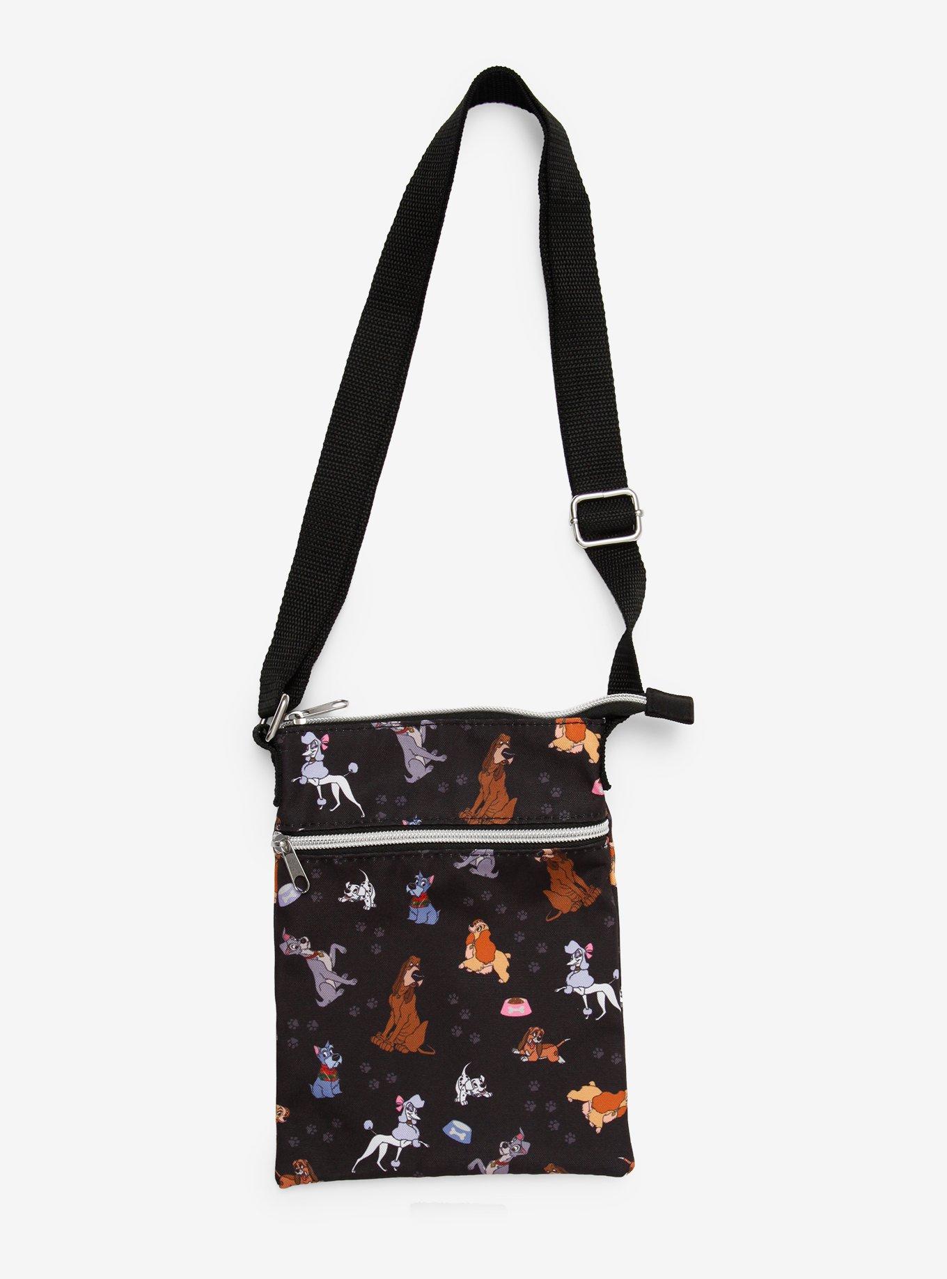 Loungefly Disney Dogs Passport Crossbody Bag, , alternate