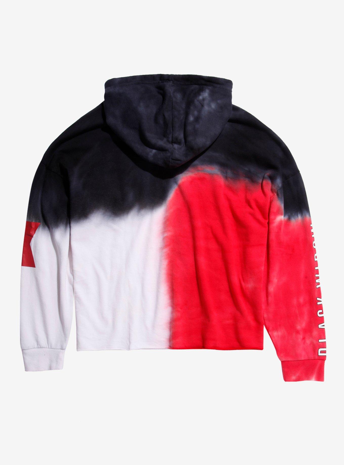 Her Universe Marvel Black Widow Tie-Dye Girls Hoodie Plus Size, MULTI, alternate