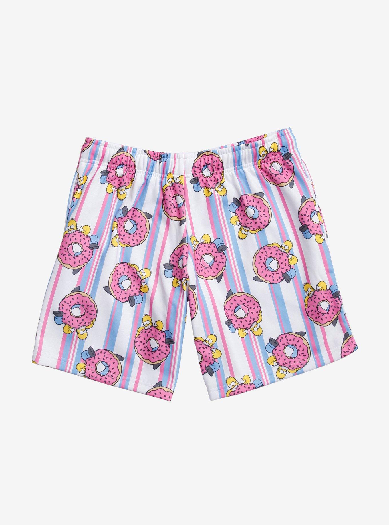 The Simpsons Homer & Donut Volley Shorts | Hot Topic