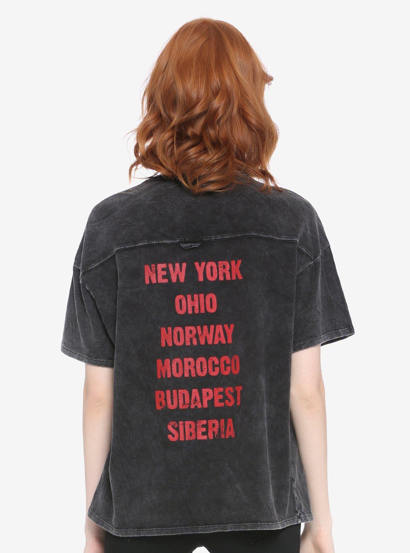 Her Universe Marvel Black Widow Tour T-Shirt, MULTI, alternate