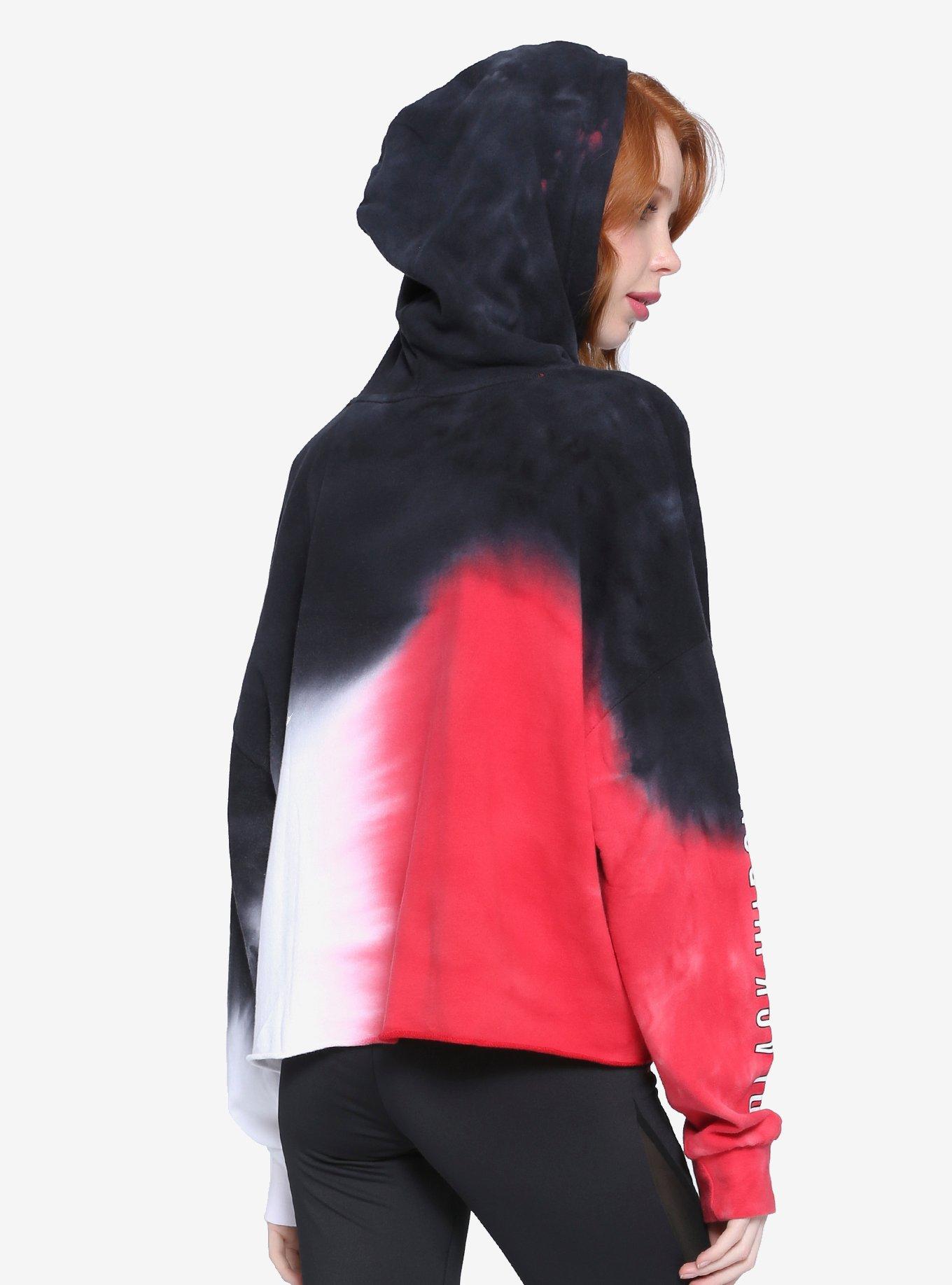 Her Universe Marvel Black Widow Tie-Dye Girls Hoodie, MULTI, alternate