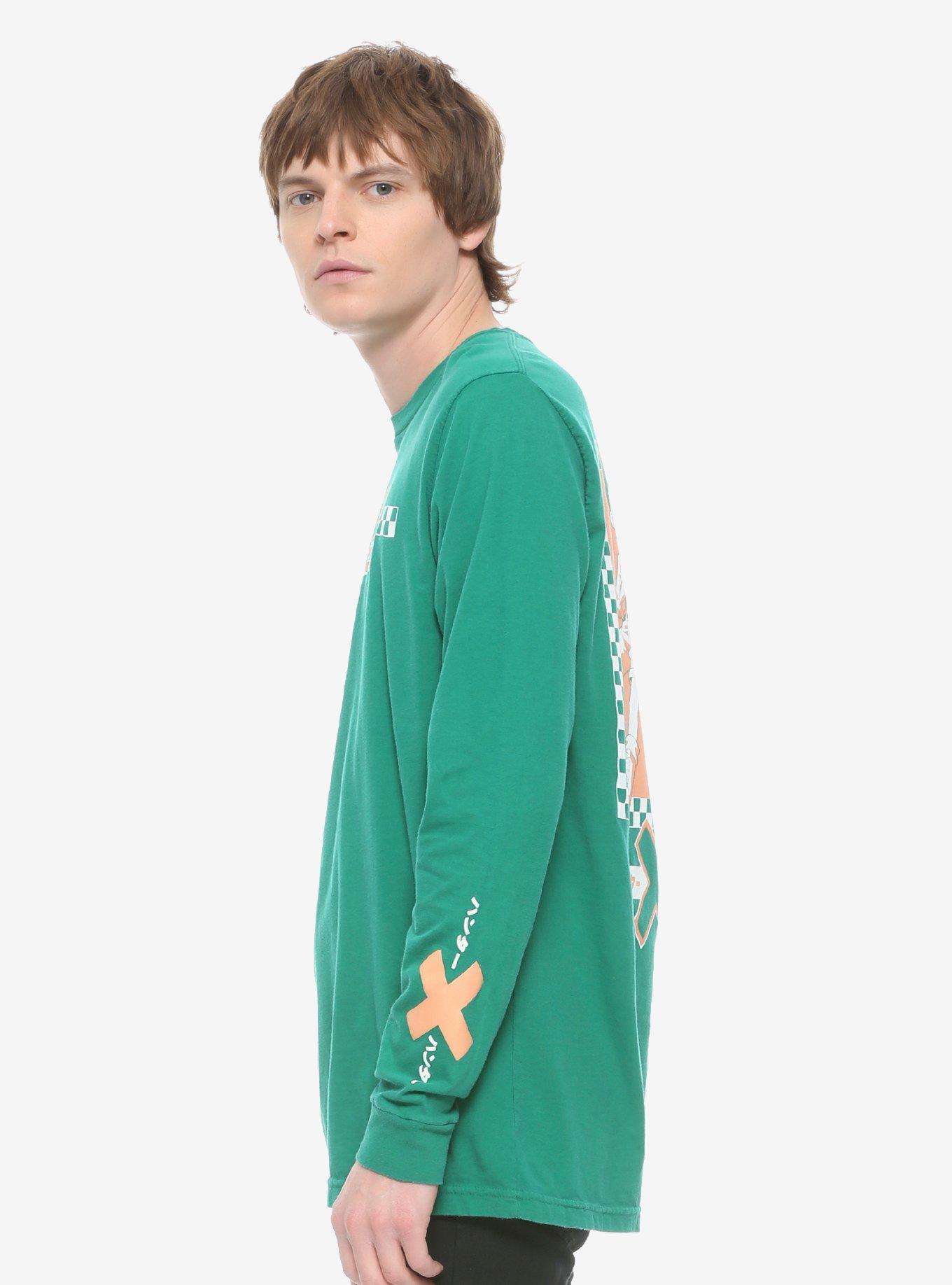 Hunter x Hunter Gon & Killua Long Sleeve T-Shirt - BoxLunch Exclusive, GREEN, alternate