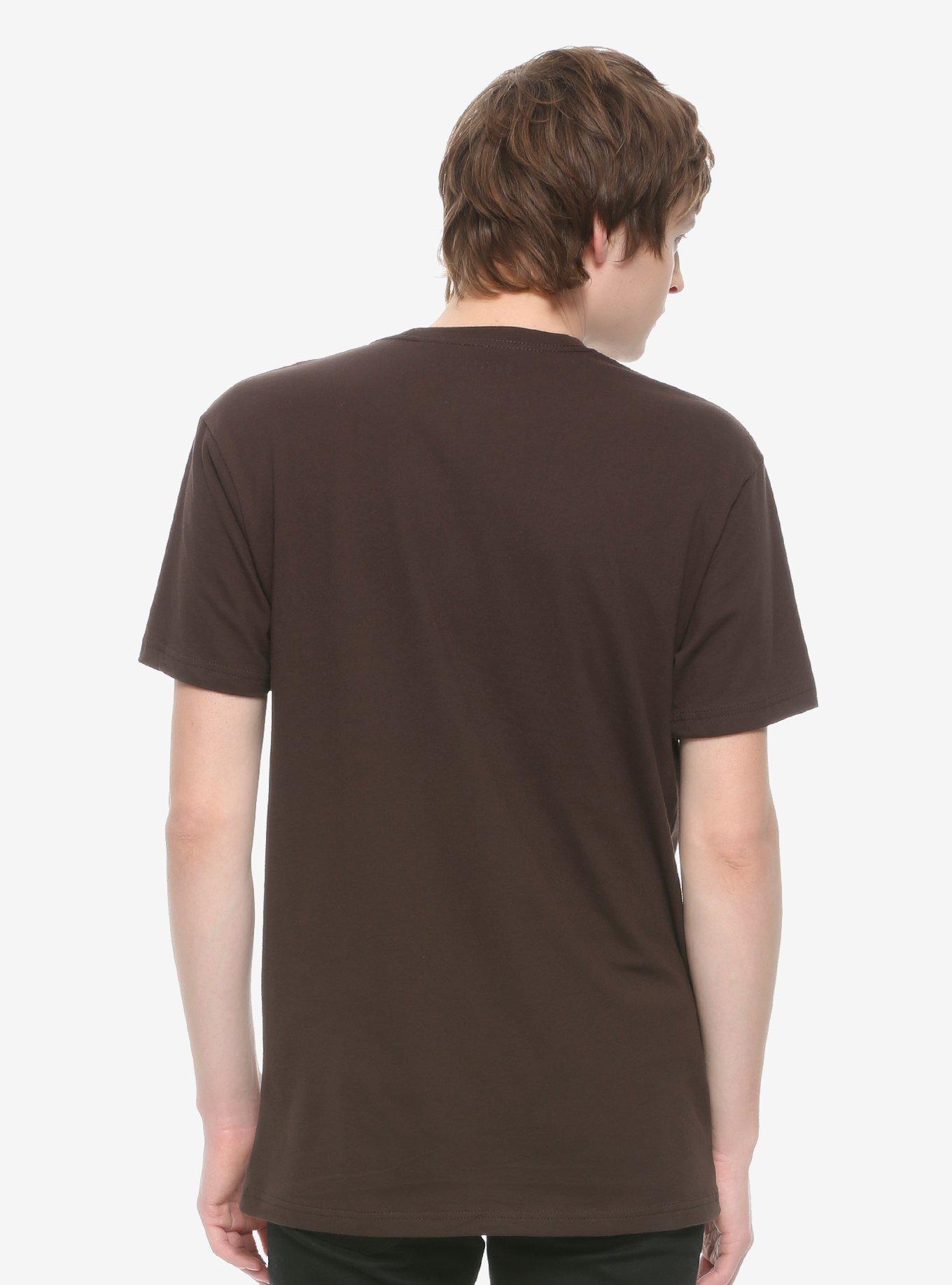 Animal Crossing The Roost Cafe T-Shirt - BoxLunch Exclusive, BROWN, alternate