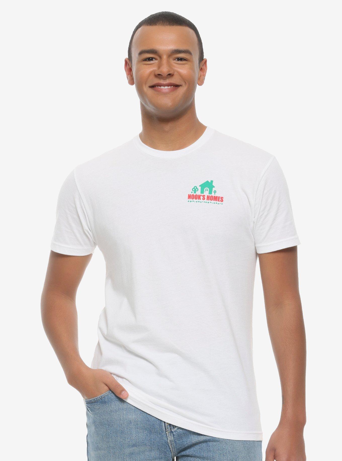 Animal Crossing Nook's Homes T-Shirt - BoxLunch Exclusive, WHITE, alternate