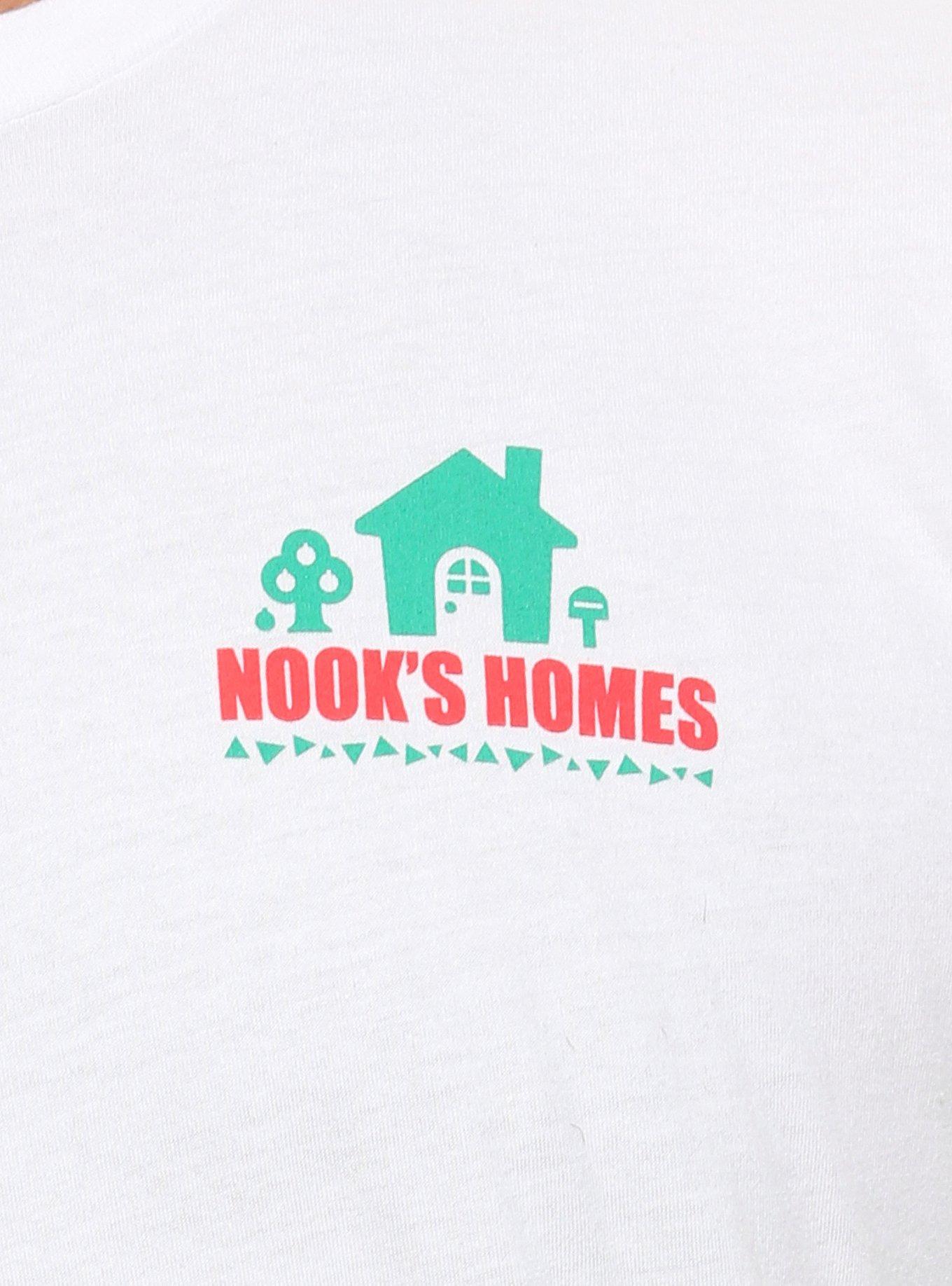 Animal Crossing Nook's Homes T-Shirt - BoxLunch Exclusive, WHITE, alternate