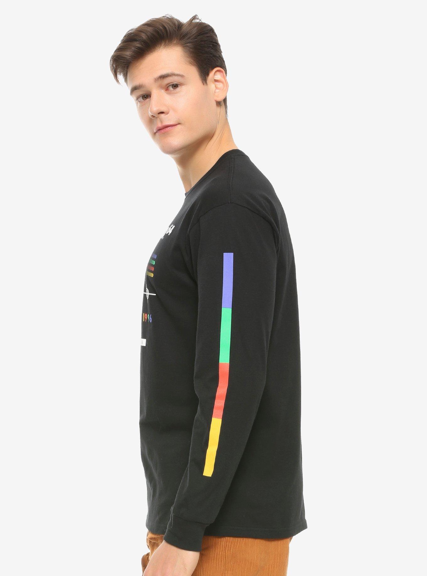 Nintendo 64 Retro Graphics Long Sleeve T-Shirt - BoxLunch Exclusive, BLACK, alternate