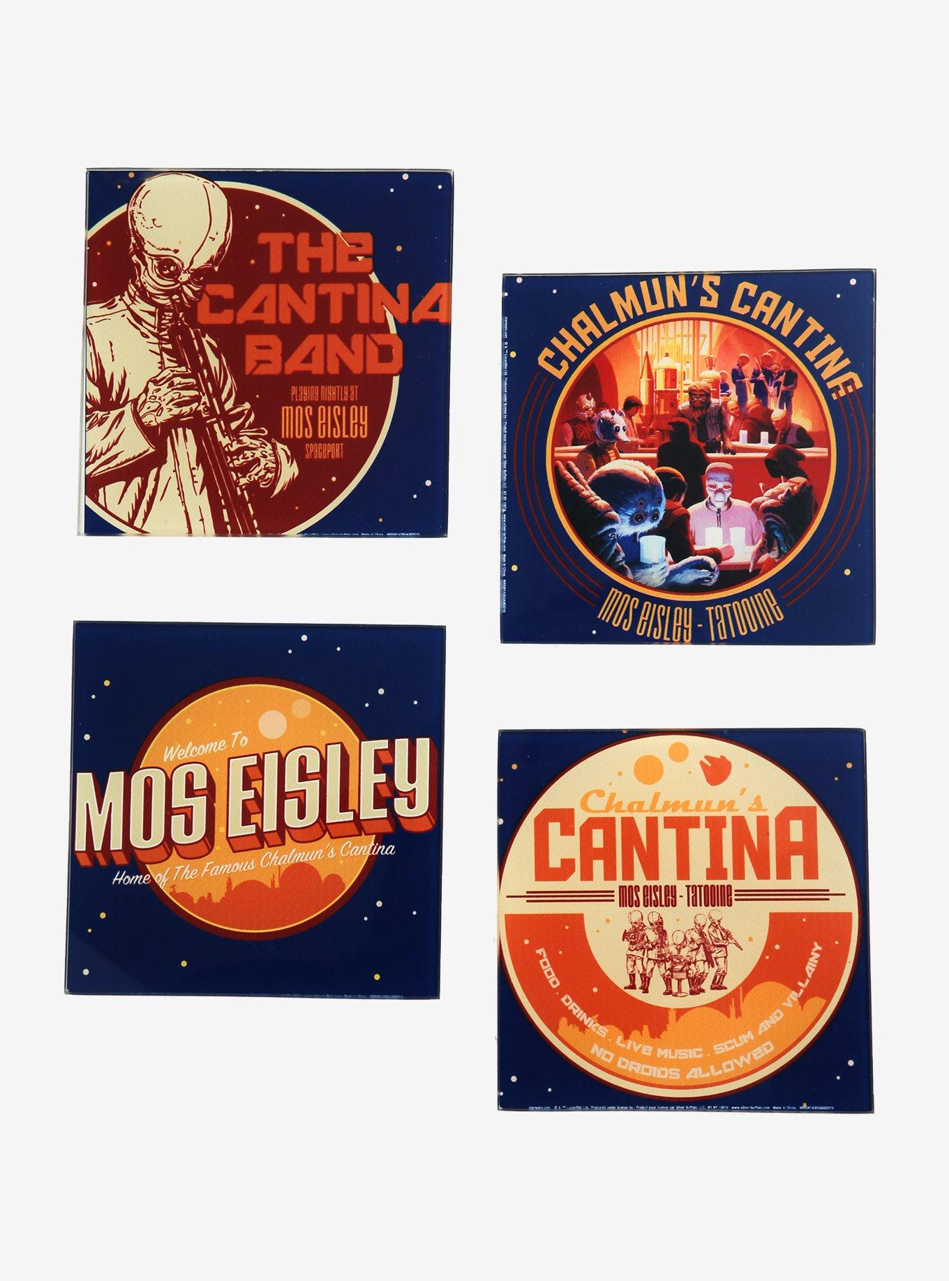 Star Wars Mos Eisley Cantina Glass Coaster Set, , alternate