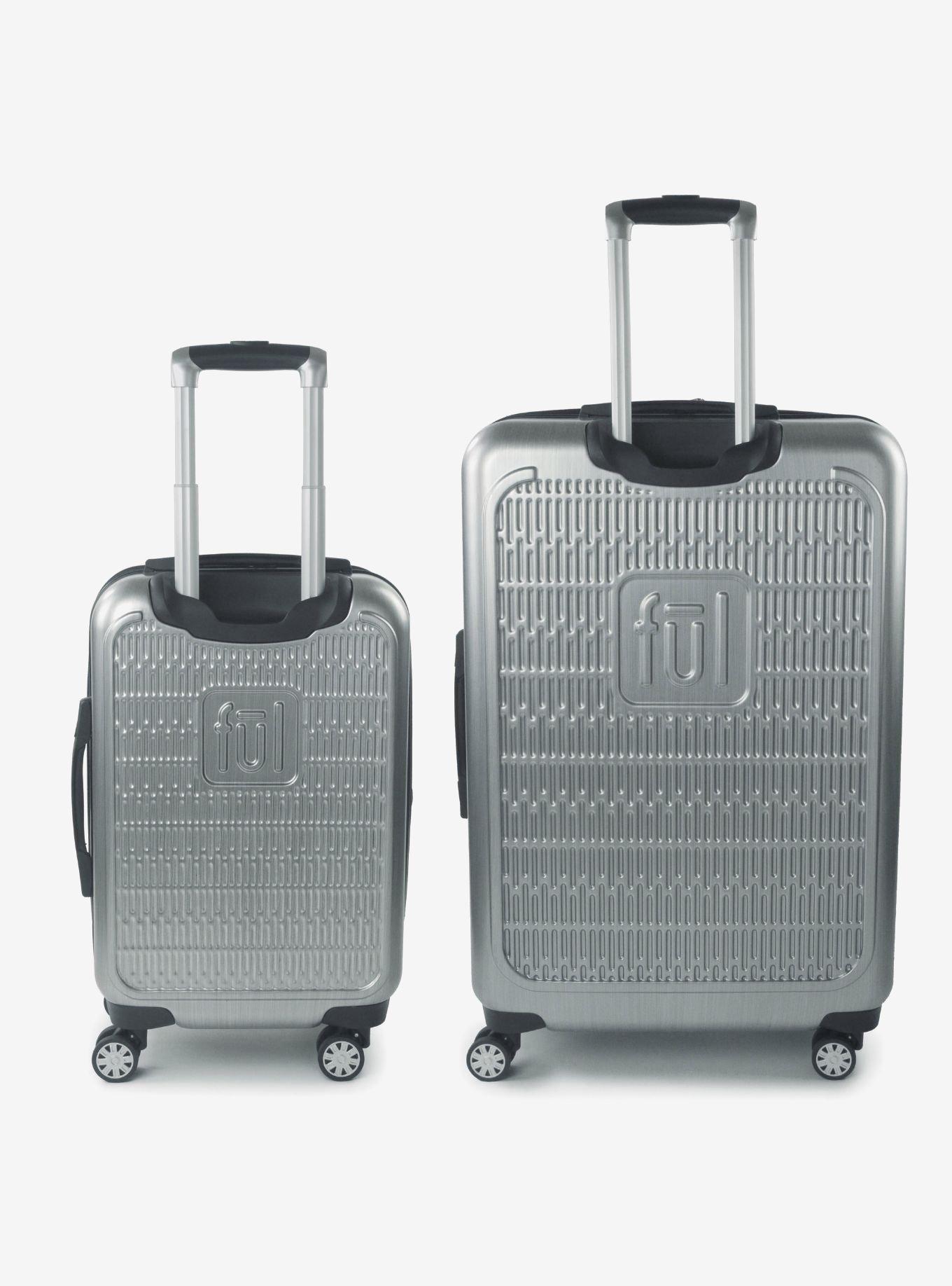 FUL Star Wars Darth Vader Embossed 2 Piece Silver Luggage Set, , alternate