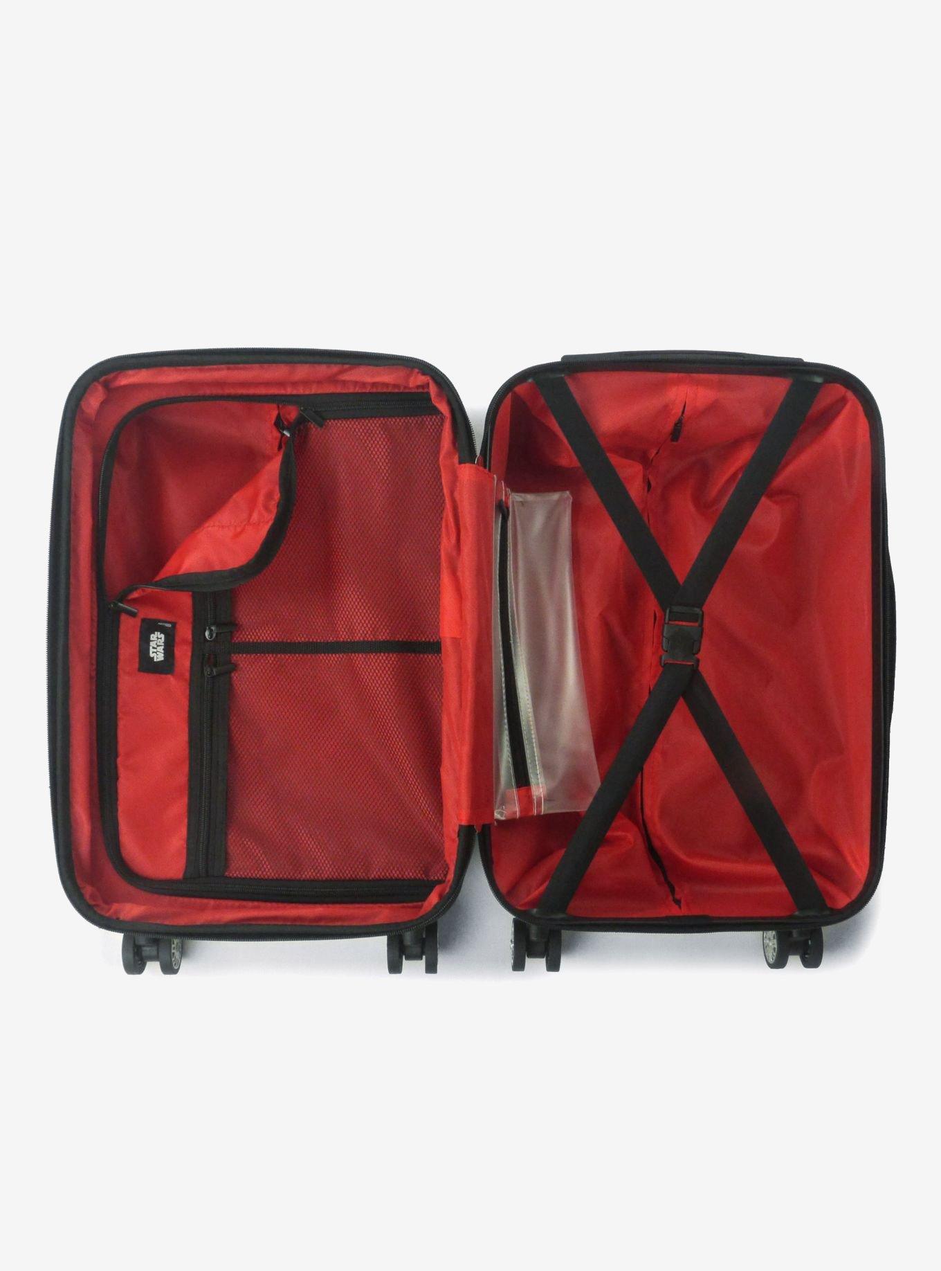 FUL Star Wars Darth Vader Embossed 2 Piece Silver Luggage Set, , alternate