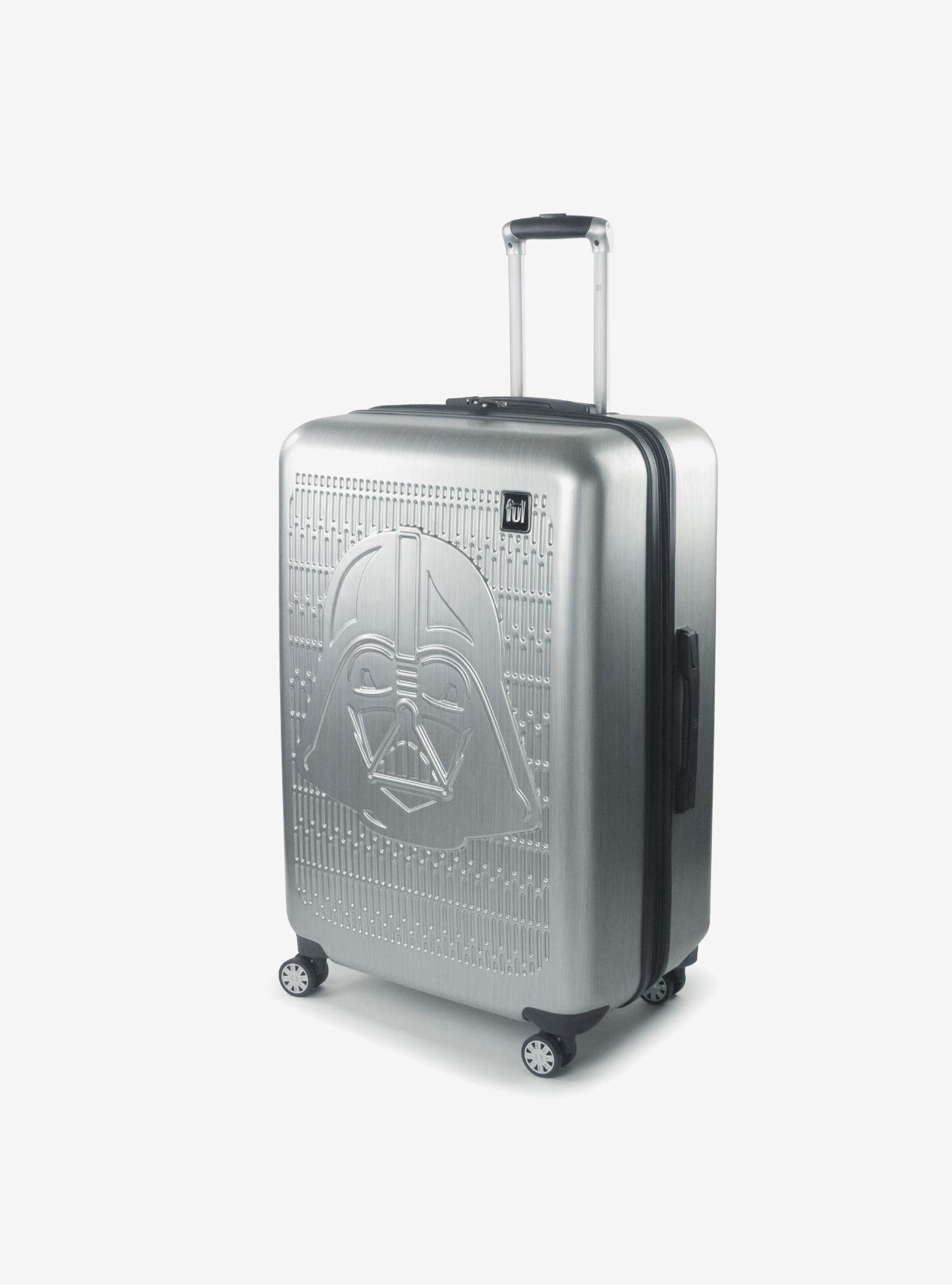 FUL Star Wars Darth Vader Embossed 2 Piece Silver Luggage Set, , alternate