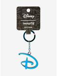 Loungefly Disney Anodized Logo Key Chain, , alternate