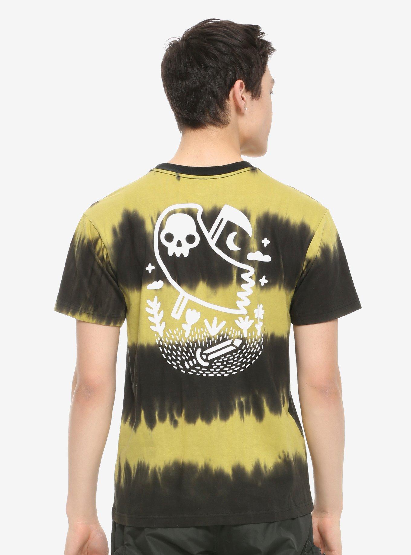 Another Grim Night Striped Tie-Dye T-Shirt By Obinsun, MULTI, alternate