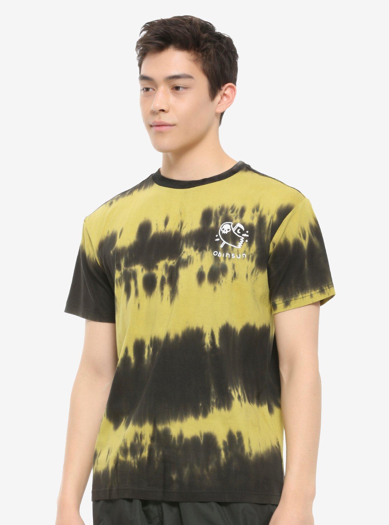 Another Grim Night Striped Tie-Dye T-Shirt By Obinsun, MULTI, alternate