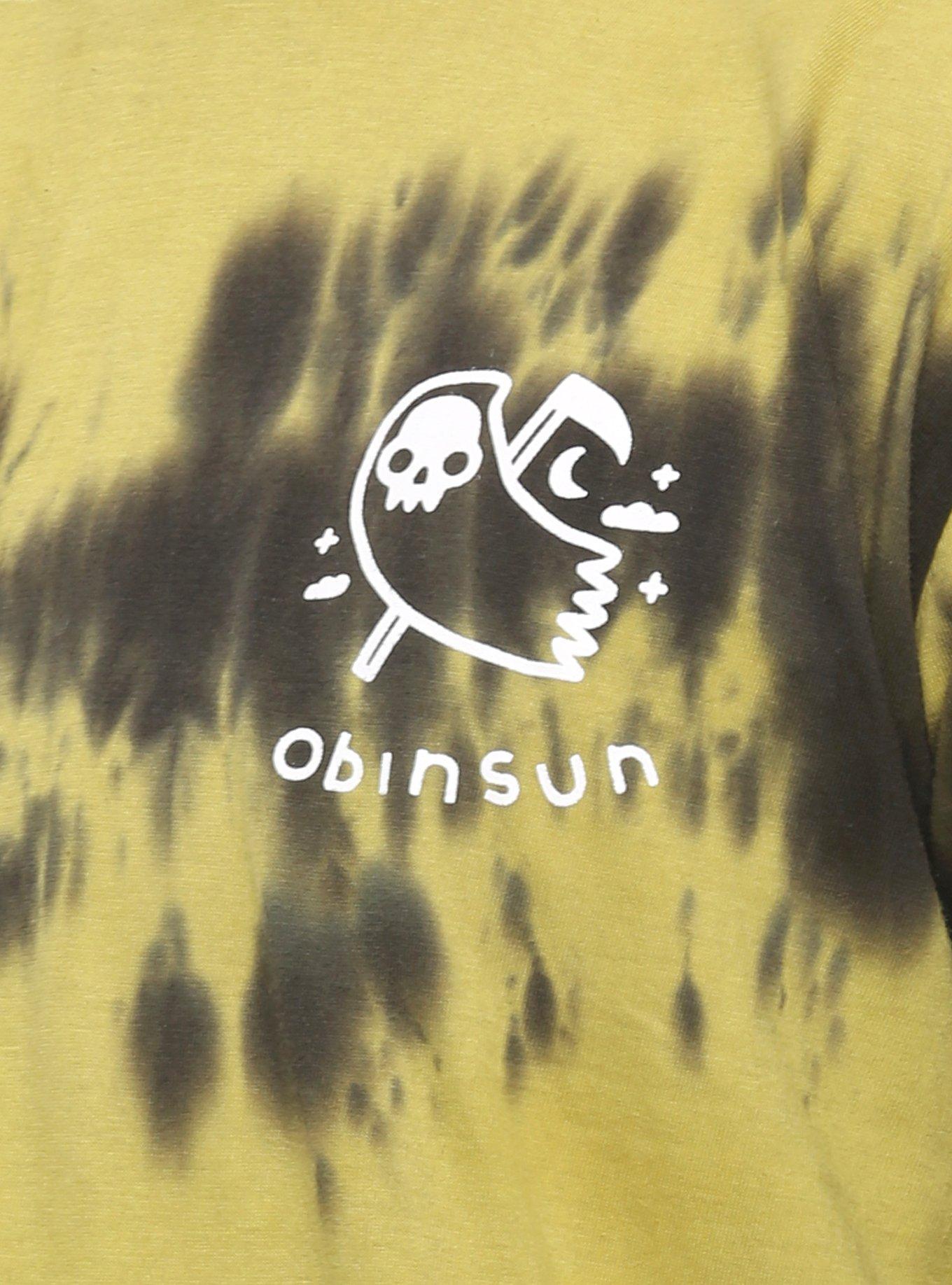 Another Grim Night Striped Tie-Dye T-Shirt By Obinsun, MULTI, alternate