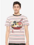 The Great Ramen Wave Stripe T-Shirt By Vincent Trinidad, , alternate