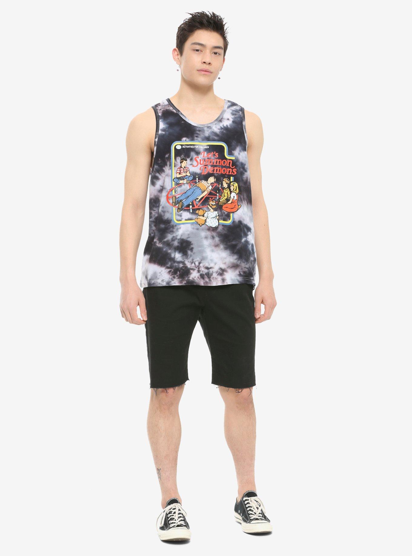 Let's Summon Demons Washed Tank Top By Steven Rhodes, MULTI, alternate