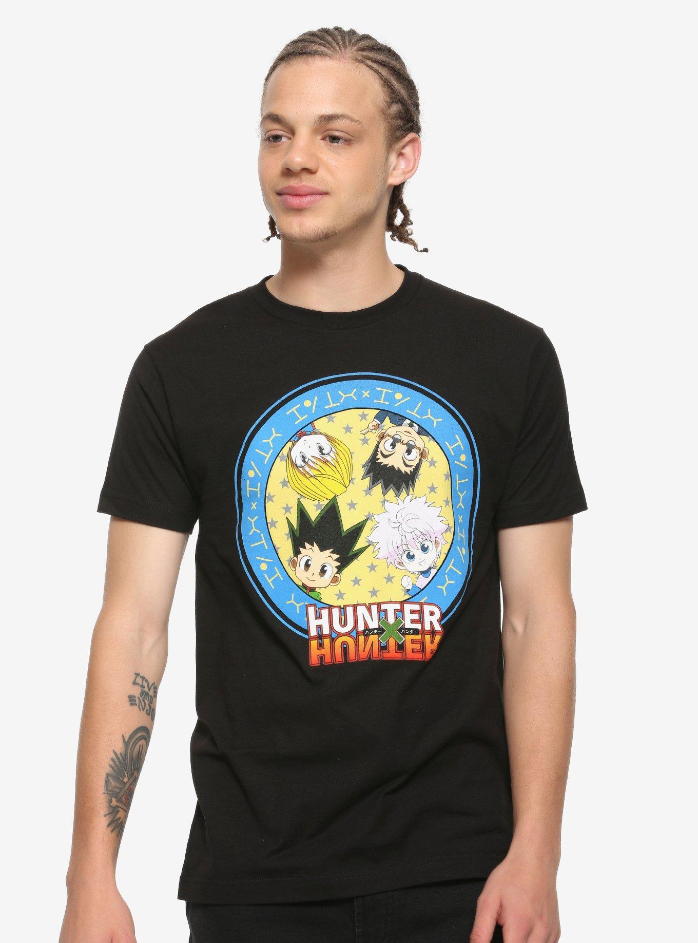 Hunter X Hunter Chibi Circle T-Shirt, BLACK, alternate
