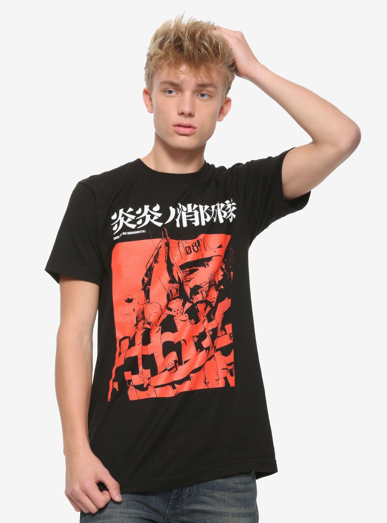 Fire Force Group T-Shirt, BLACK, alternate - view 2
