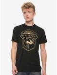 Harry Potter Art Deco Hufflepuff T-Shirt, BLACK, alternate