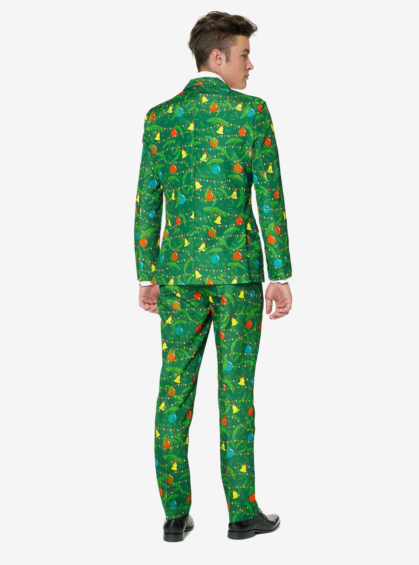 Suitmeister Men's Christmas Green Tree Christmas Suit | Hot Topic