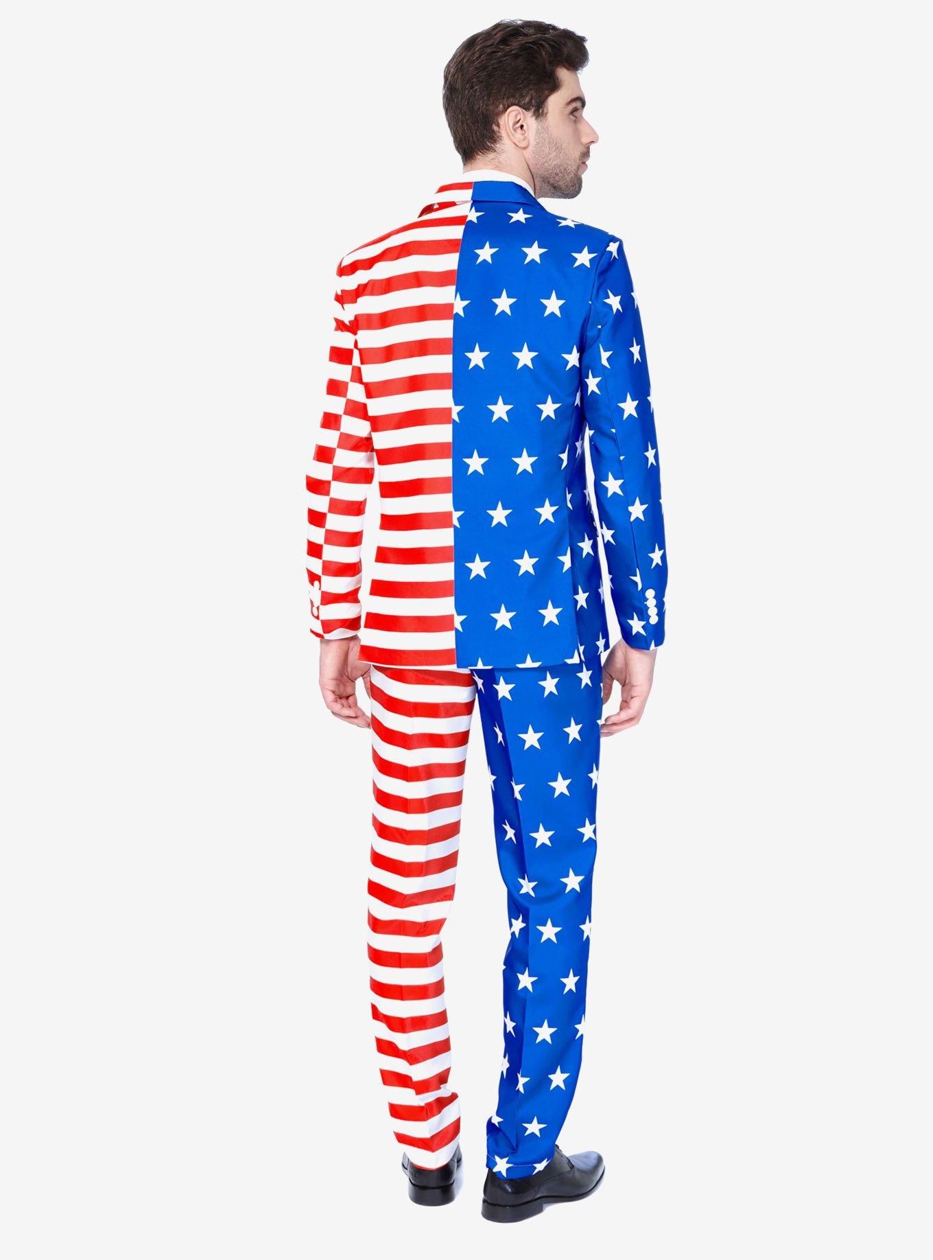Suitmeister Men's USA Flag Americana Suit, , hi-res