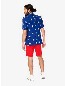 OppoSuits Men's Short Stars And Stripes Americana Suit, , hi-res