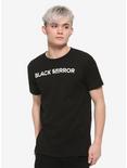 Black Mirror Logo T-Shirt, BLACK, alternate