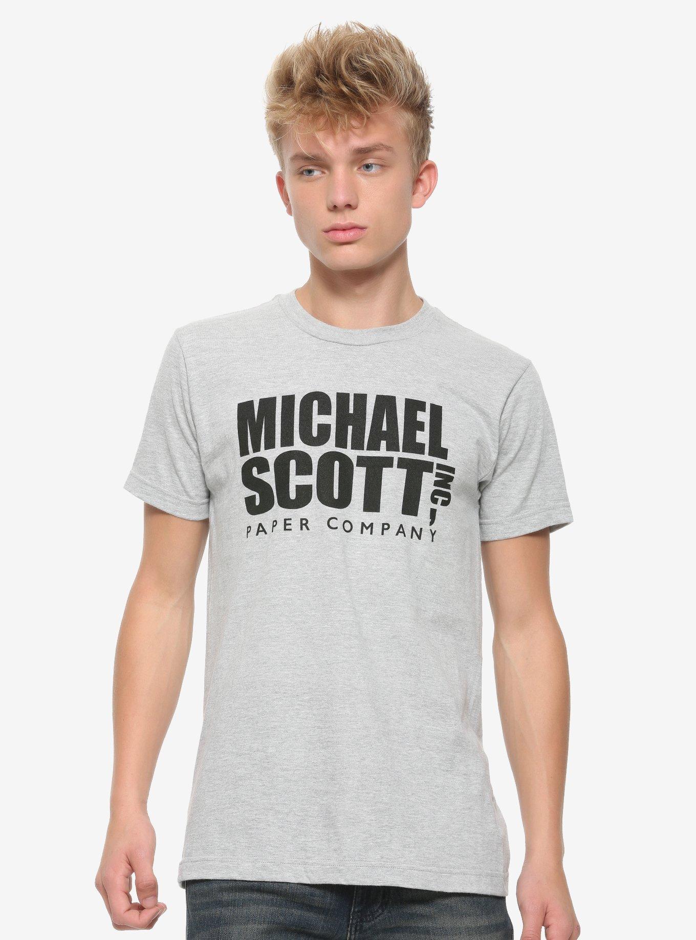 The Office Michael Scott Paper Company T-Shirt, HEATHER GREY, alternate