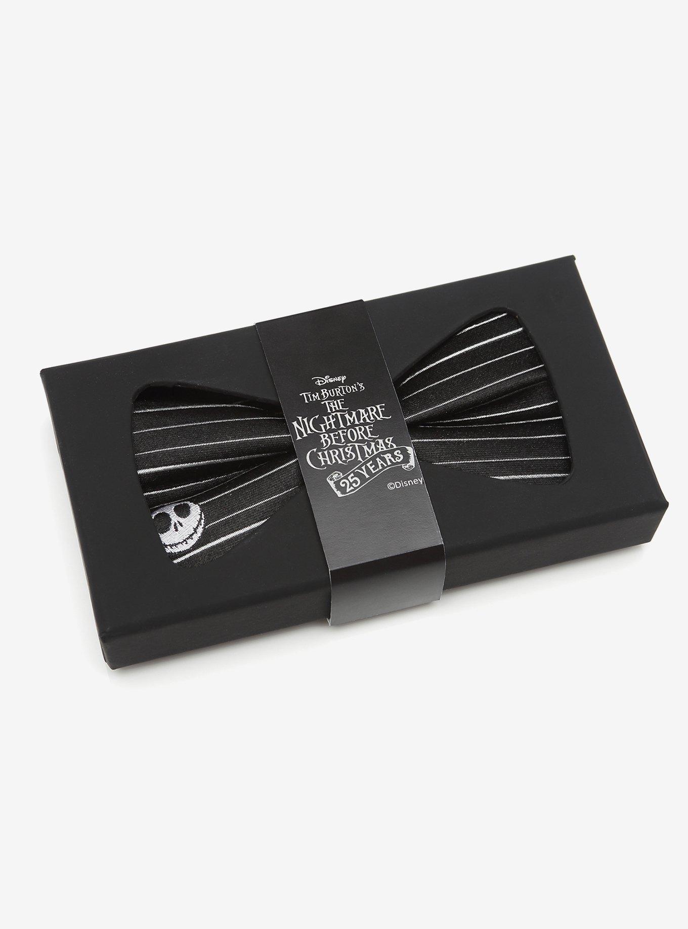 Nightmare Before Christmas Stripe Bow Tie, , alternate