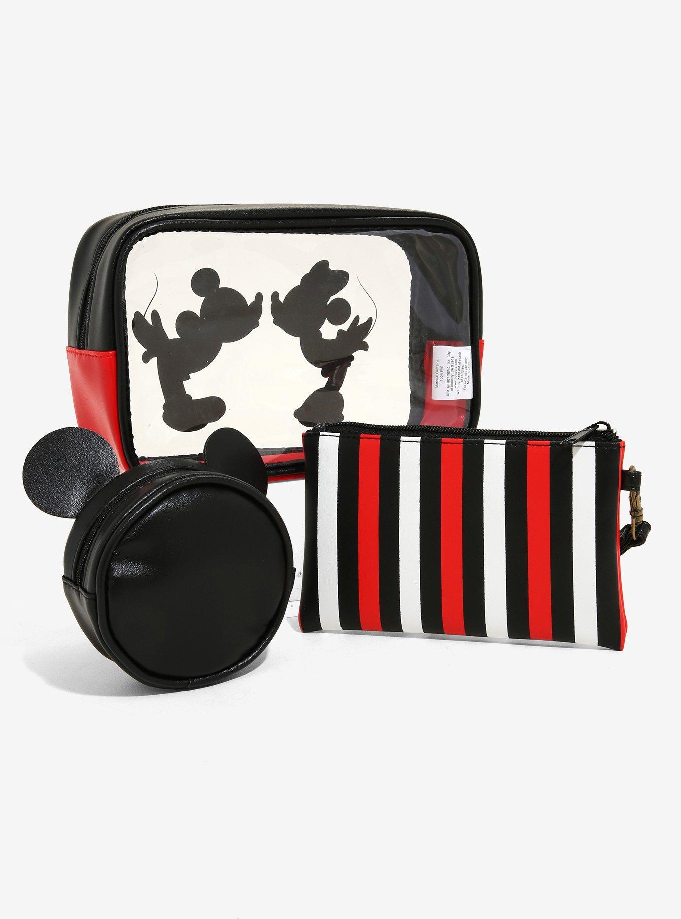 Disney Mickey Mouse Silhouette Cosmetic Bag Set, , alternate