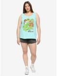 The Land Before Time Group In Leaves Girls Tank Top Plus Size, MULTI, alternate