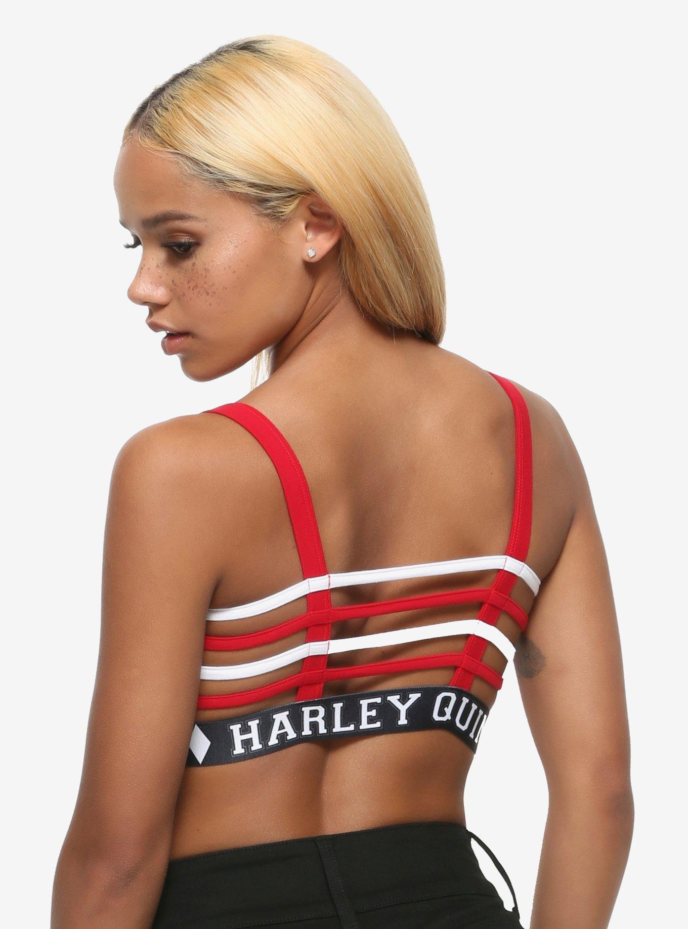 DC Comics Suicide Squad Haley Quinn Daddy's Lil Monster Bralette, MULTI, alternate