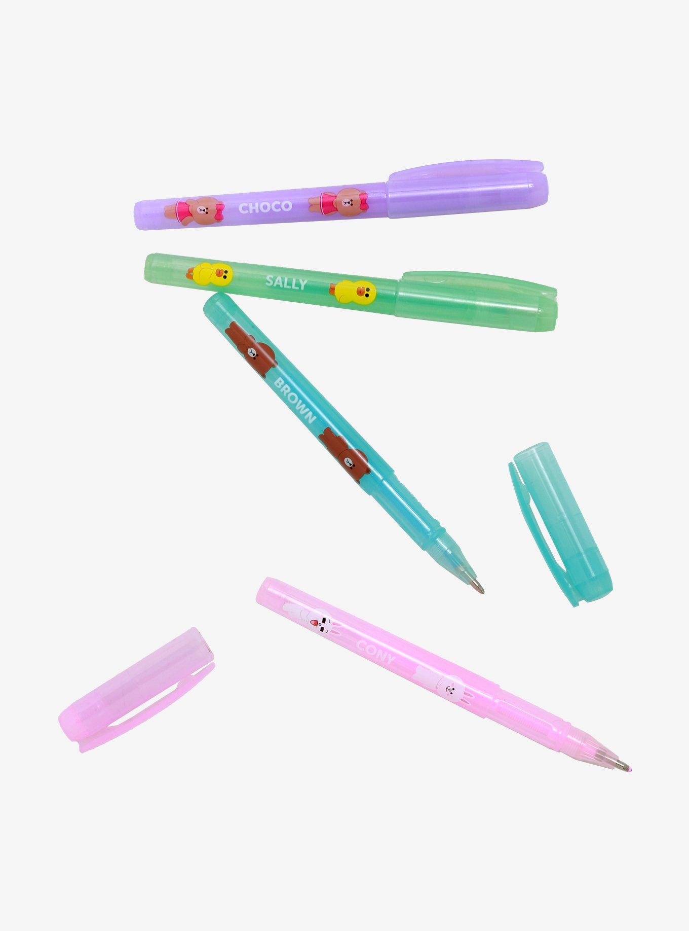 Line Friends Mini Gel Pen Set, , alternate