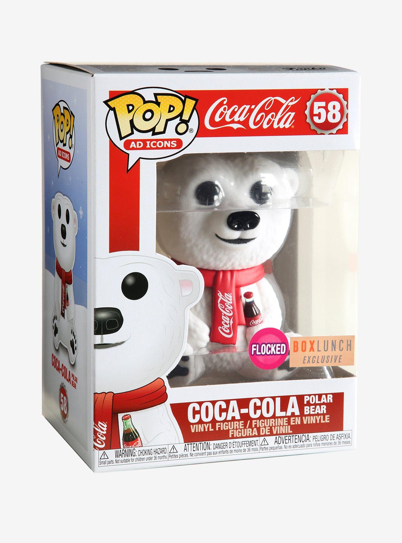 Funko Pop! Coca-Cola Polar Bear Flocked Vinyl Figure - BoxLunch Exclusive, , alternate