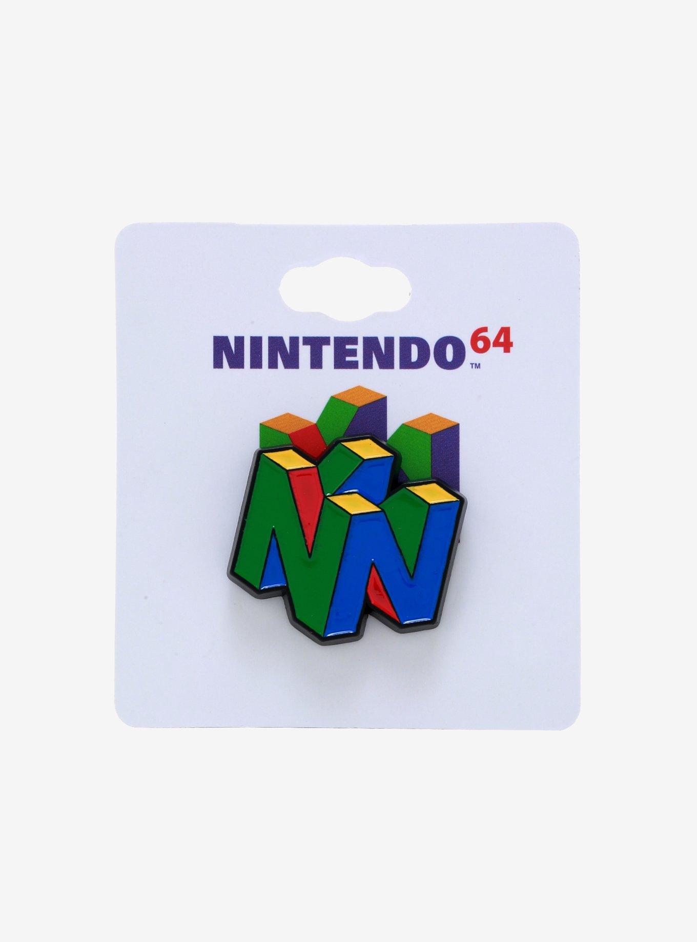 Nintendo 64 Logo Enamel Pin, , alternate