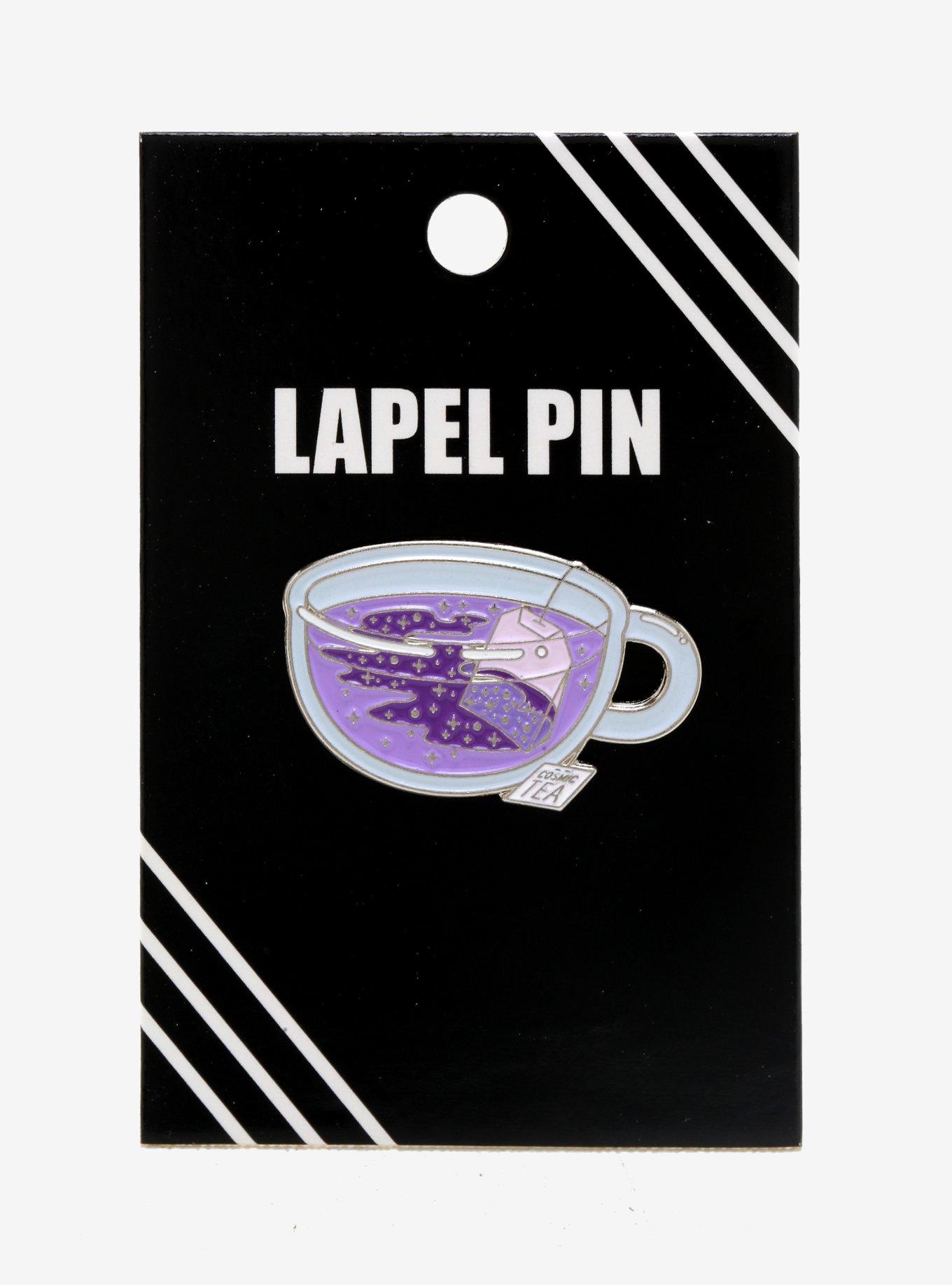 Cosmic Tea Enamel Pin, , alternate