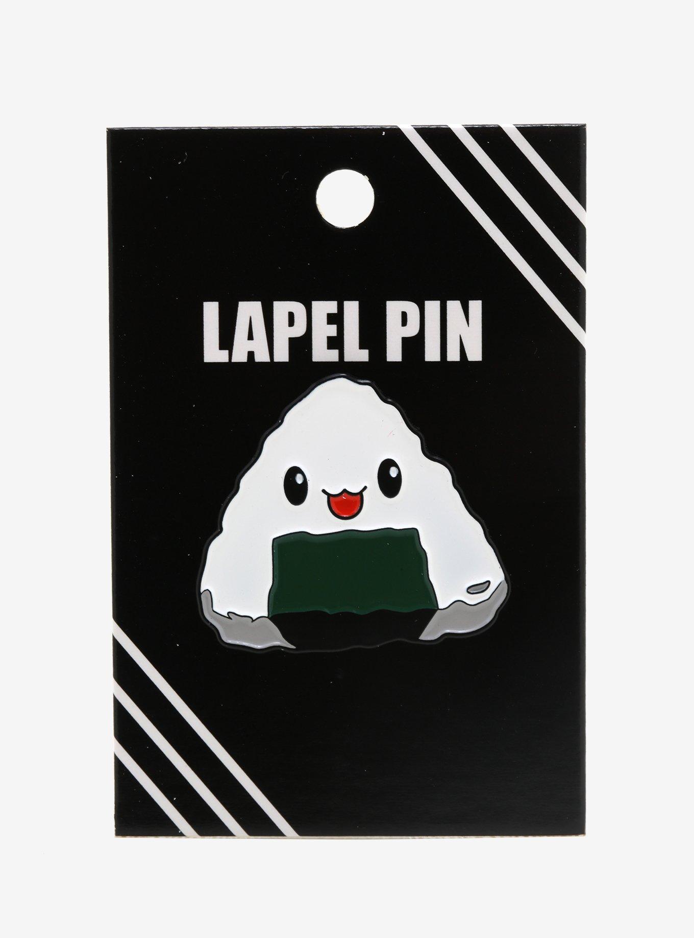 Cute Onigiri Enamel Pin, , alternate