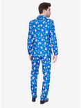 Suitmeister Men's Christmas Blue Snowman Christmas Suit, BLUE, alternate
