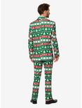 Suitmeister Men's Christmas Green Nordic Christmas Suit, GREEN, alternate