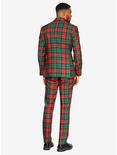 OppoSuits Men's Trendy Tartan Christmas Suit, MULTICOLOR, alternate