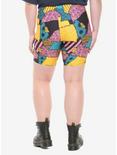 The Nightmare Before Christmas Sally Girls Bike Shorts Plus Size, MULTI, alternate