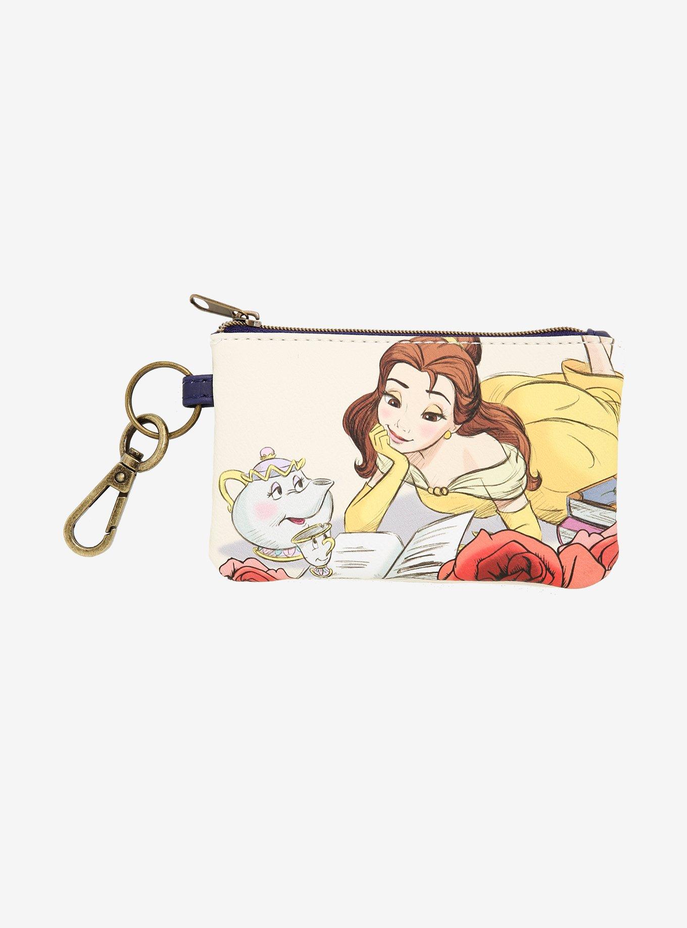 Loungefly Disney Beauty And The Beast Bell Reading ID Holder, , alternate