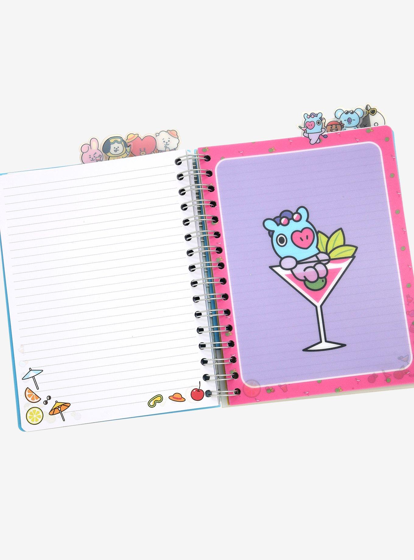 BT21 Chillax Tabbed Journal, , alternate