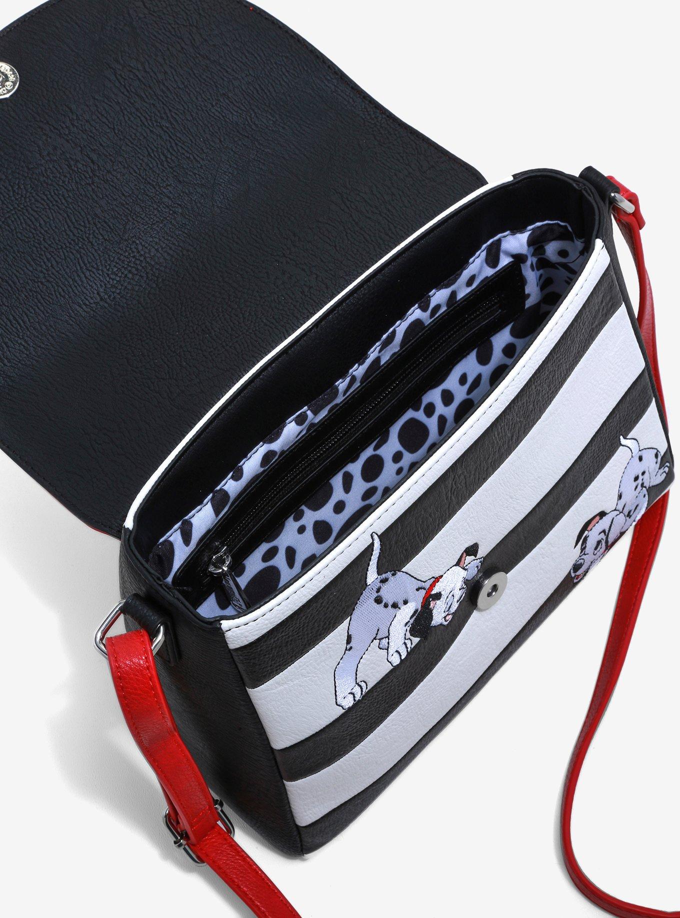 Loungefly Disney 101 Dalmatians Stripe Crossbody Bag, , alternate